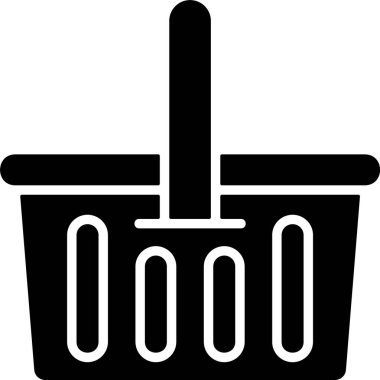 Sepet ağ ikonu vektör illüstrasyonu