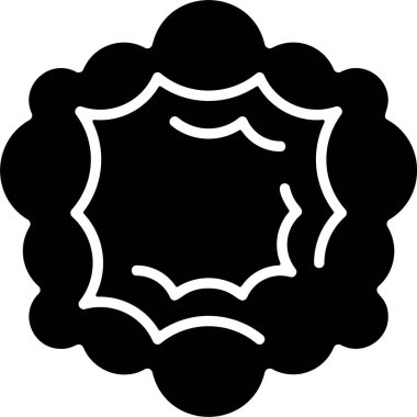 Patlama web simgesi vektör çizimi