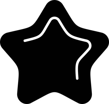 Yıldız web simge vektör çizim