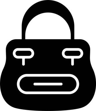 Moda Ögesi Web simgesi vektör illüstrasyonu