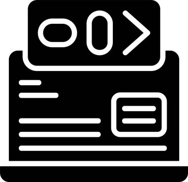 Komut Satırı web simgesi vektör çizimi