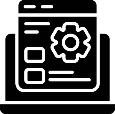 Özel Özellikler web simgesi vektör illüstrasyonu