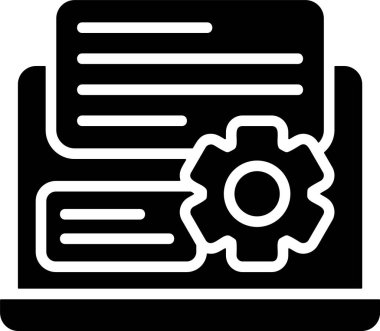 Proje Planı Web simgesi vektör çizimi