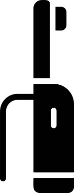 Elektrikli diş fırçası ağ ikonu vektör illüstrasyonu