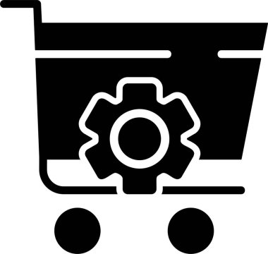 Çoklu Kanal Perakende Web simgesi çizimi