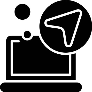 Web simgesi vektör resimlemesi gönder