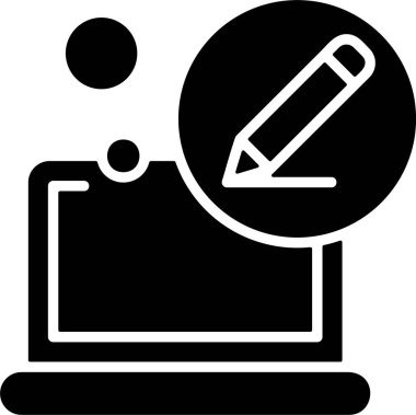 Web simgesi vektör illüstrasyonunu düzenle