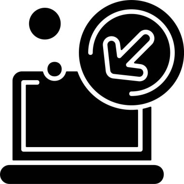 Tam Görünüm Web simgesi vektör illüstrasyonu