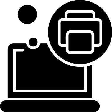 Web simgesi vektör resimlemesini yazdır