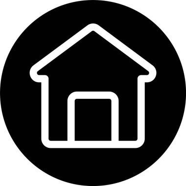 Ev web simge vektör çizim