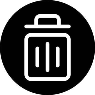 Döngü Bin web simgesi vektör illüstrasyonu