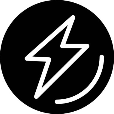 flash web simgesi vektör illüstrasyonu