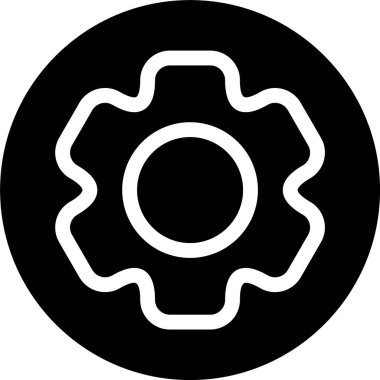 Ayar web simge vektör çizim