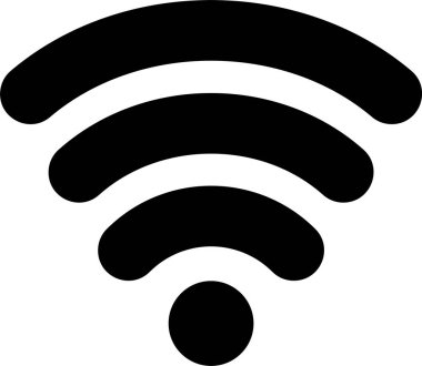 wifi internet simgesi vektör illüstrasyonu 