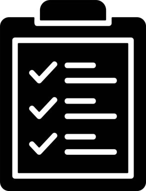 liste web simgesi vektör illüstrasyonu