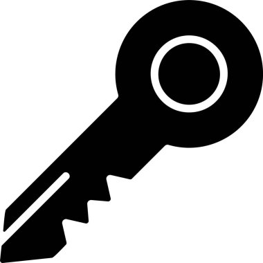 Anahtar. Web simgesi basit illüstrasyon 