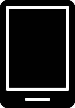 Mobil web simgesi vektör illüstrasyonu