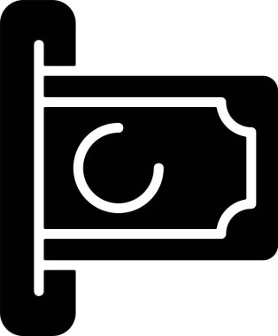 Cash web simgesi vektör illüstrasyonu ekle