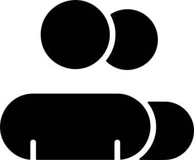 Kişi web simgesi vektör illüstrasyonu 