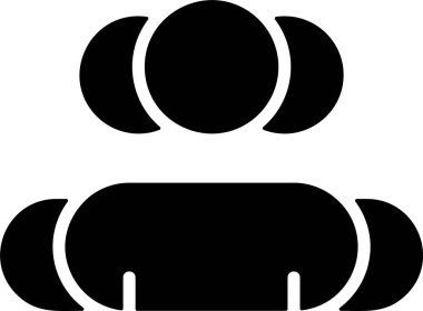 Topluluk web simgesi vektör illüstrasyonu