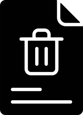 Belge Web simgesi vektör resimlerini sil