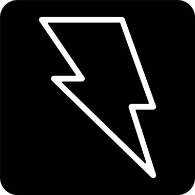 flash web simgesi vektör illüstrasyonu