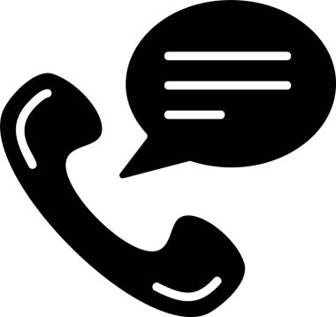 Sohbet, mesaj simgesi vektör illüstrasyonu