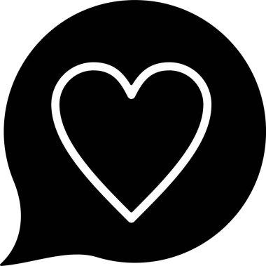 Sohbet, mesaj simgesi vektör illüstrasyonu