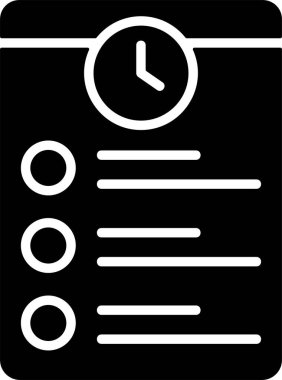 Geçmiş web simgesi vektör illüstrasyonunu sırala