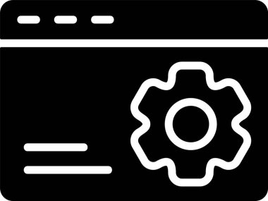 seo web simgesi vektör illüstrasyonu