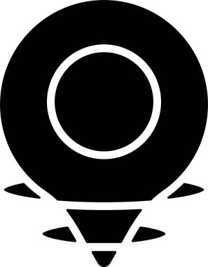 GPS web simgesi vektör illüstrasyonu