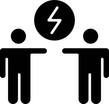 Çakışma Çözünürlüğü Web simgesi vektör çizimi