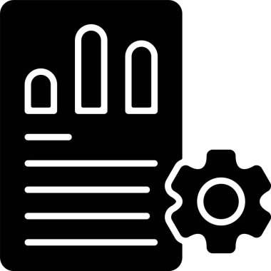 veri analizi arama simgesi vektör çizimi 