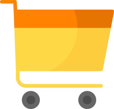 alışveriş sepeti simgesini işaret illüstrasyon vektör 