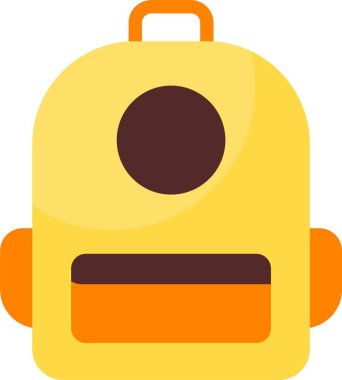 sırt çantası web simge vektör çizim