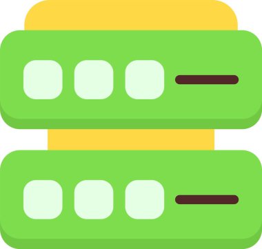 Sunucu simgesi vektör illüstrasyon tasarımı