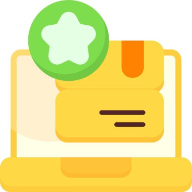 yeni gelen web simgesi vektör illüstrasyonu