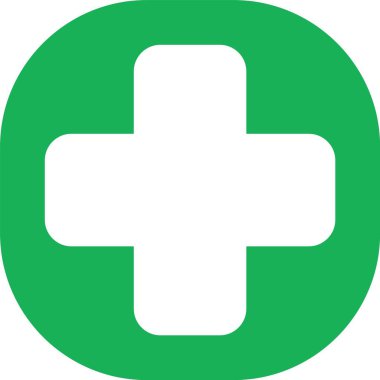 Tıbbi Haç Web simgesi vektör illüstrasyonu