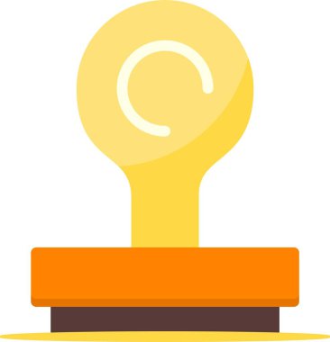 Pasaport Postası Lastik Web simgesi vektör illüstrasyonu