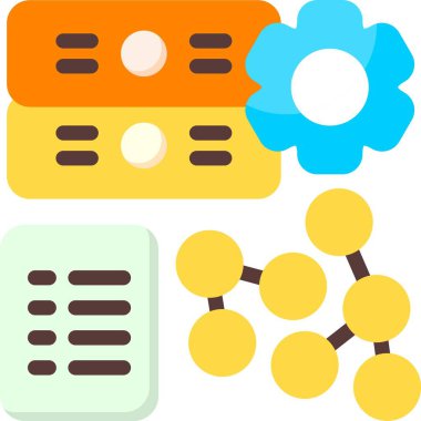 Rastgele Orman Web simgesi vektör çizimi