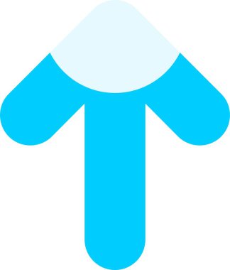 Yön ok ikonu vektör illüstrasyonu 