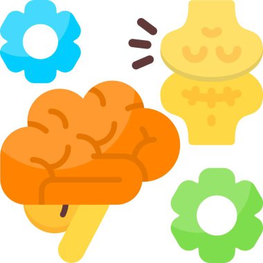 Sinaps Web simgesi vektör illüstrasyonu