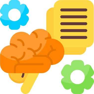 Web simgesi vektör illüstrasyonu öğreniliyor