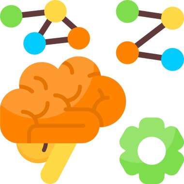 Bilinç web simgesi vektör illüstrasyonu