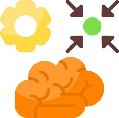 Zihin Odaklama Web vektör çizimi