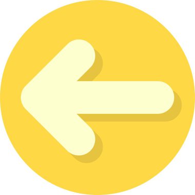 Yön ok ikonu vektör illüstrasyonu 