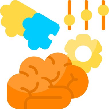 Uyarlamalı Düşünme Ağı vektör çizimi