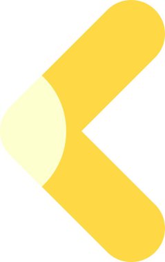 Sembol Sol Web simgesi vektör çizimi