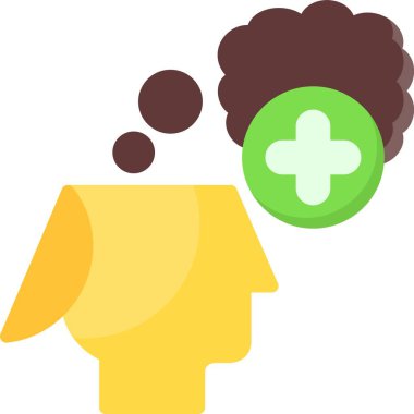 Pozitif Düşünme Ağı vektör çizimi