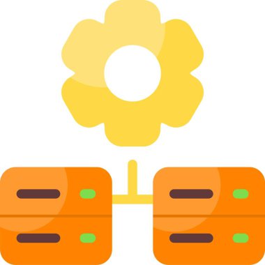 WHM web simgesi vektör illüstrasyonu